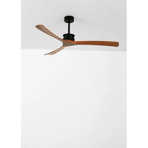 WINDLARGE CREATE 40W Silent Ceiling Fan Ø152cm – Black & Dark Wood