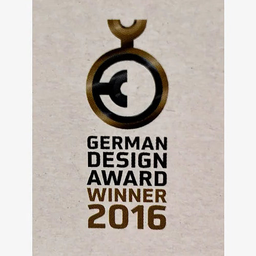  Leonardo Papageno Peppe German Design Award Winner 2016 logo on box